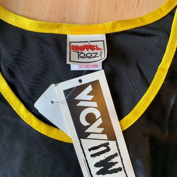 Vintage 90's WCW NWO Bill Goldberg Novel Teez Jersey Tank Muscle Shirt - Picture 3 of 4